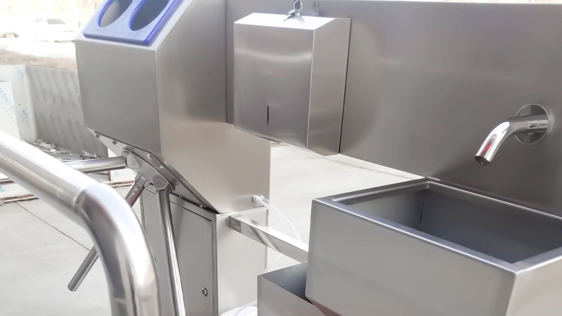 304 stainless steel Henger Technology HE-HCDS08 auto wash basin and soap dispenser