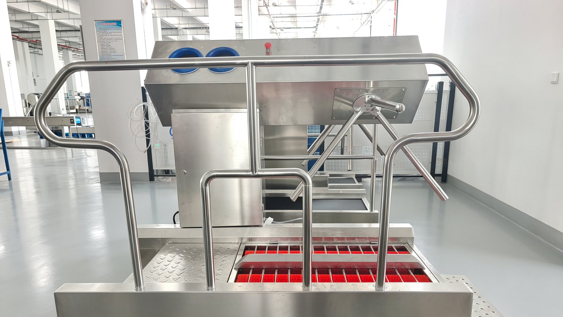 304 stainless steel Henger Technology HE-HCDS11 hygiene cleaning station factory workshop