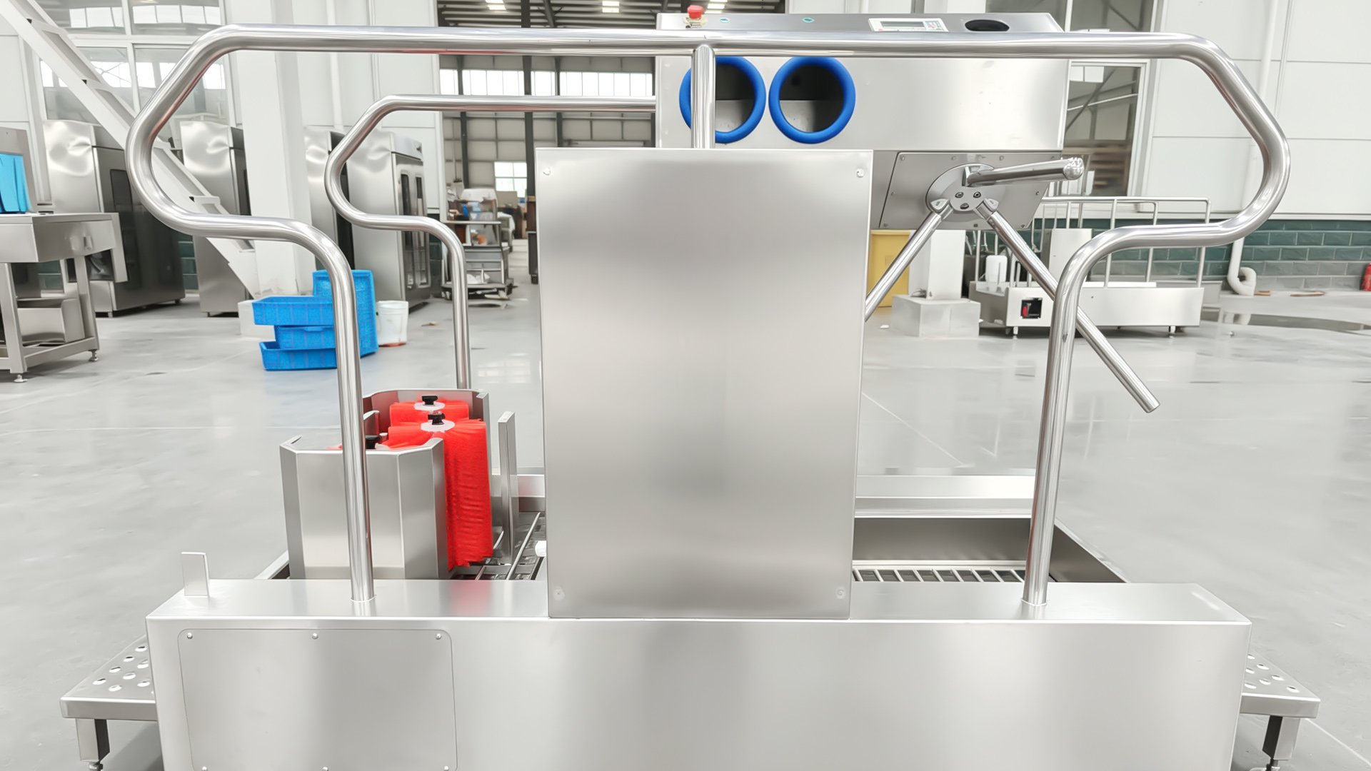 304 stainless steel Henger Technology HE-HCDS10 hygiene cleaning station factory workshop