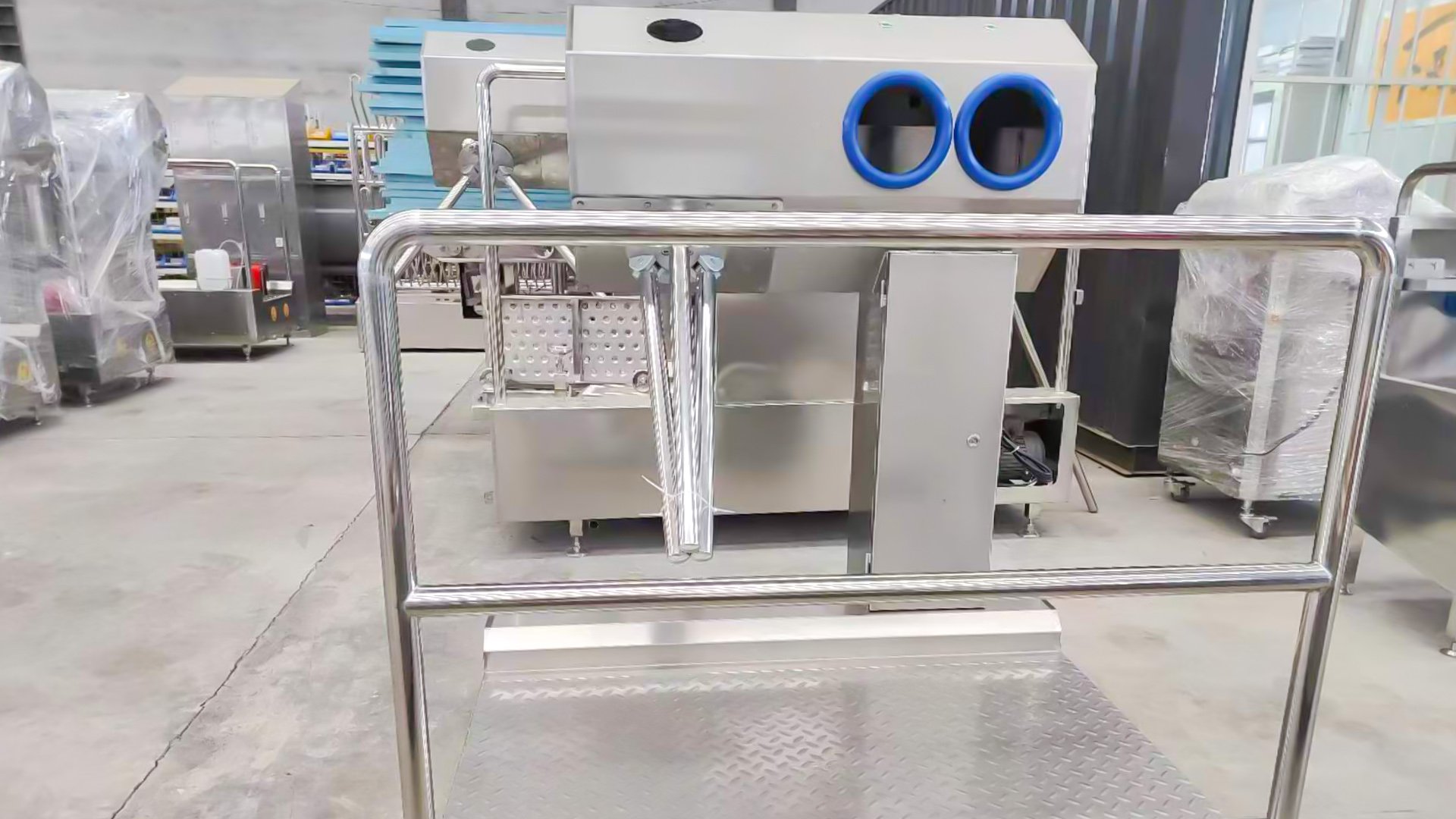 304 stainless steel Henger Technology HE-HCDS21 hand disinfection access control station