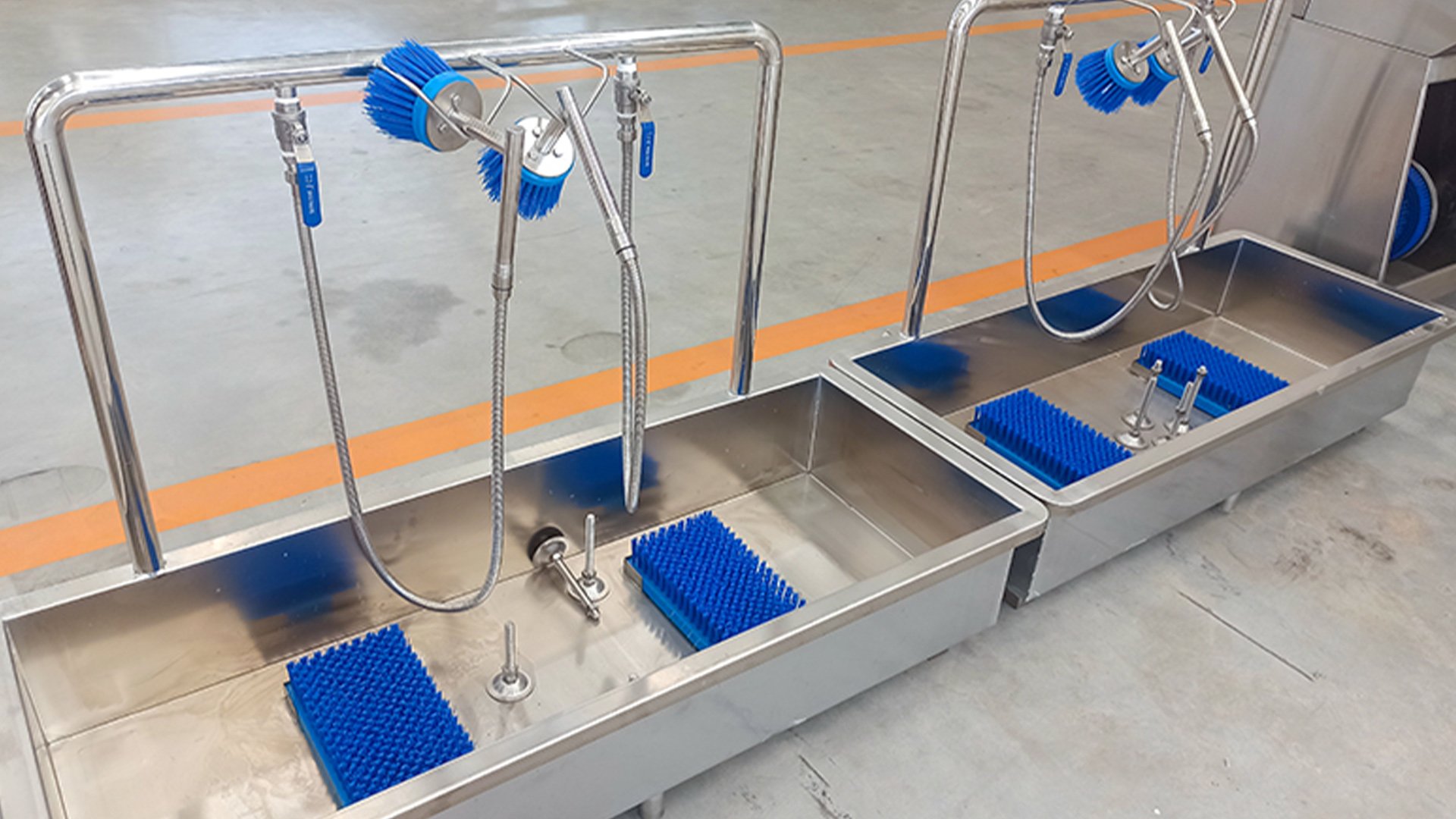 304 stainless steel Henger Technology HE-HCDS20 hand disinfection access control station