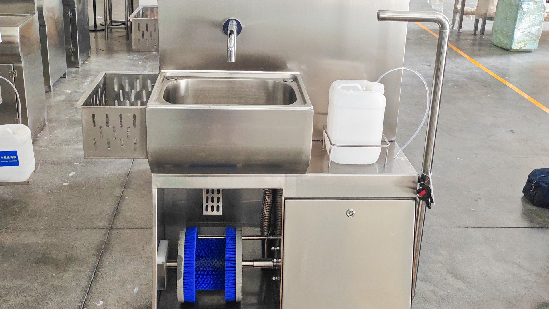 Henger Technology HE-HCDS16 application in food processing factory entrance