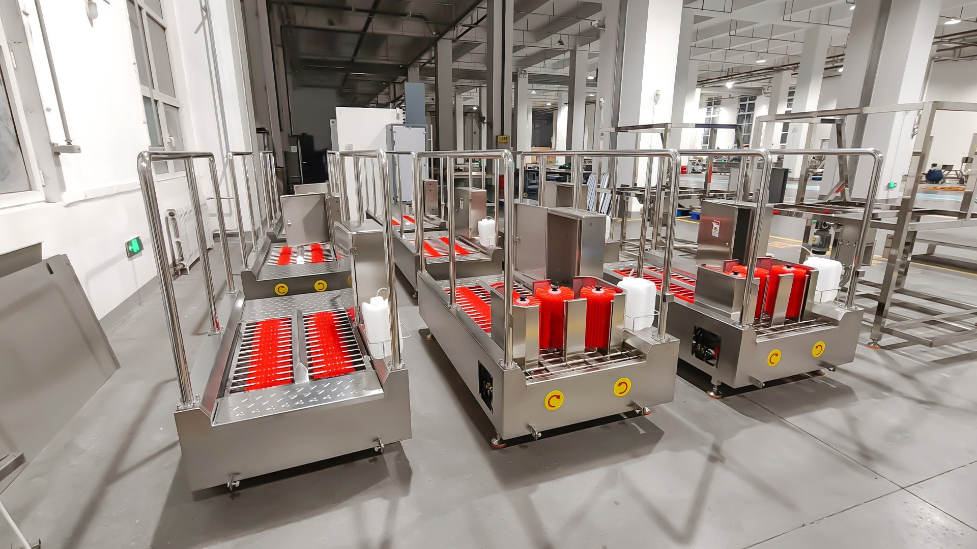 Henger Technology HE-HCDS13 application in food processing factory entrance