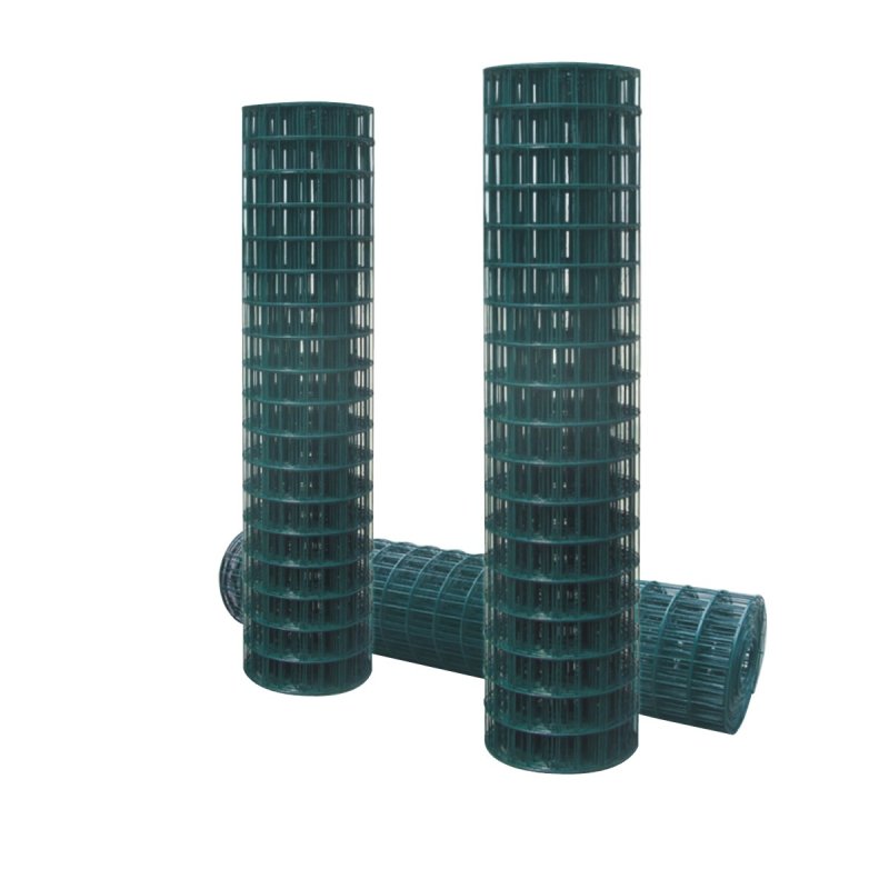 GREEN VINYL WELDED WIRE MESH