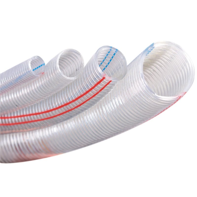 PVC Spiral Steel Wire Reinforced Hose1-2