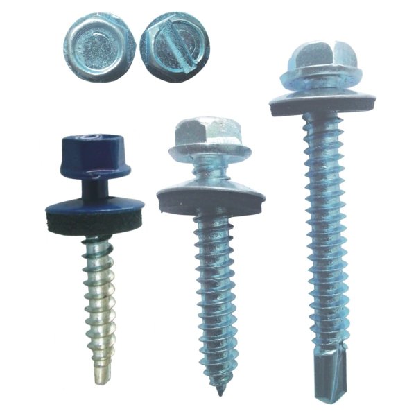 TORNILLOS DE CABEZA CON ARANDELA HEXAGONAL