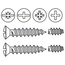OVAL COUNTERSUNK HEAD SCREW