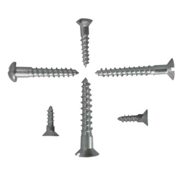 TORNILLOS PARA MADERA DE ACERO INOXIDABLE