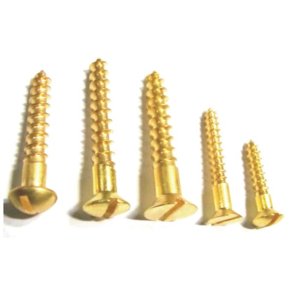TORNILLOS DE LATÓN PARA MADERA