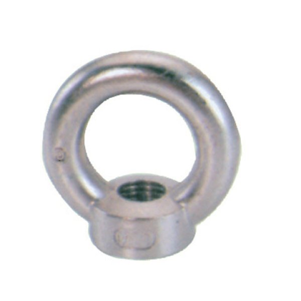 Tuerca de ojo de acero inoxidable Din 582, A.I.S.I. 304 o 316
