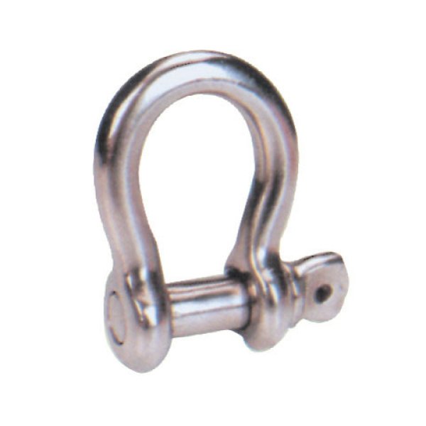 Grillete de anclaje con pasador roscado de acero inoxidable, tipo EE. UU., A.I.S.I. 304 o 316