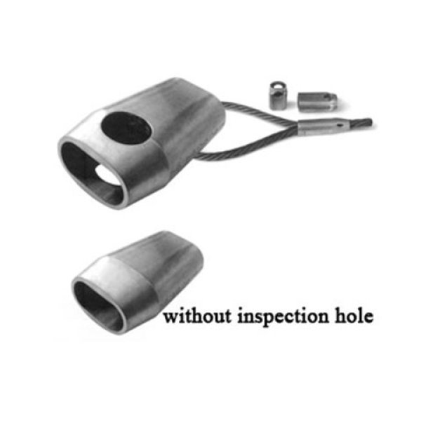 Casquillos de aluminio forma C