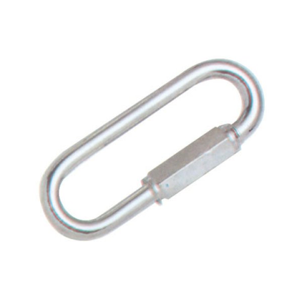 Enlace rápido de mandíbula ancha, galvanizado