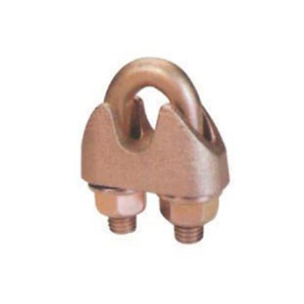 Abrazaderas para cables de acero DIN 1142, cromadas en amarillo