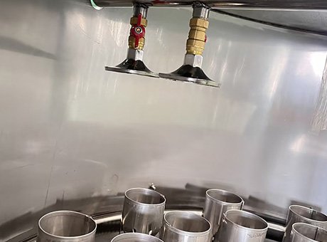 Continuous Spray Nozzle Bottle Washer