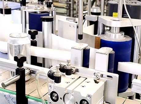 Labeling Machine with Branded Electrical Components