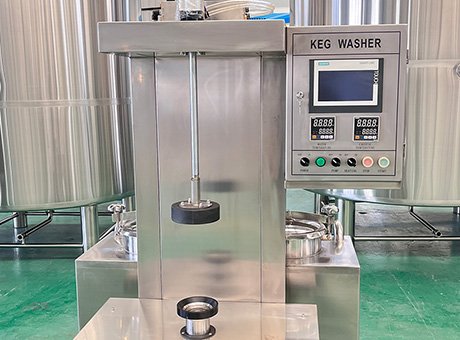 Keg Washer with Chemical Circulation
