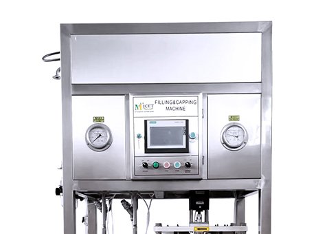 Compact Manual Can Filling and Capping Machine