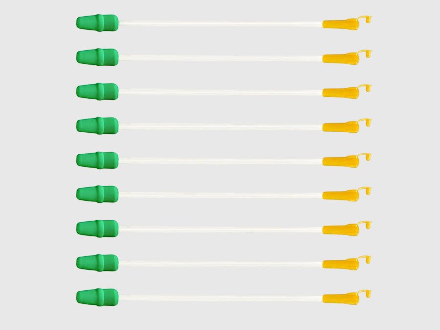 Foam AI Catheter with Rear Cap for Gilts | Disposable Artificial Insemination Catheter for Swine
