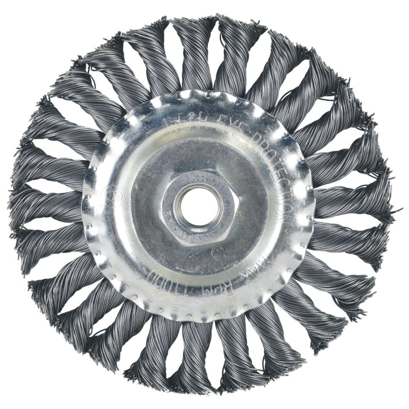WHEEL BRUSH, KNOTTED