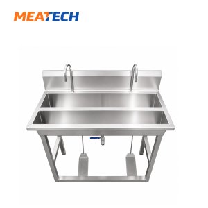 Foot-Operated Hand Washing Sink