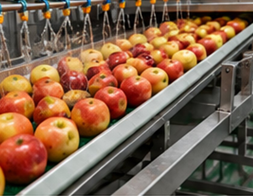 Fresh Fruit Washing, Sorting and Packing 
