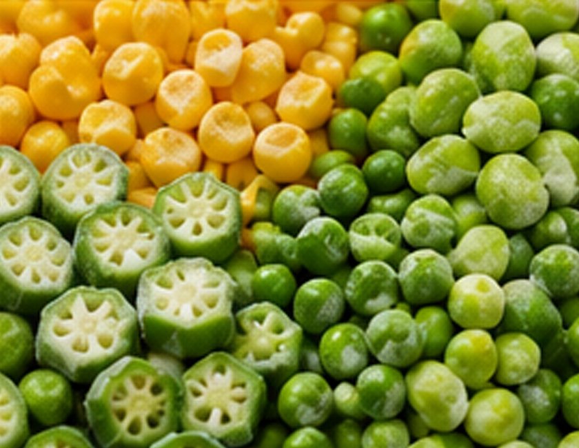 IQF Sweet Corn, Edamame, Green Peas & Okra Processing