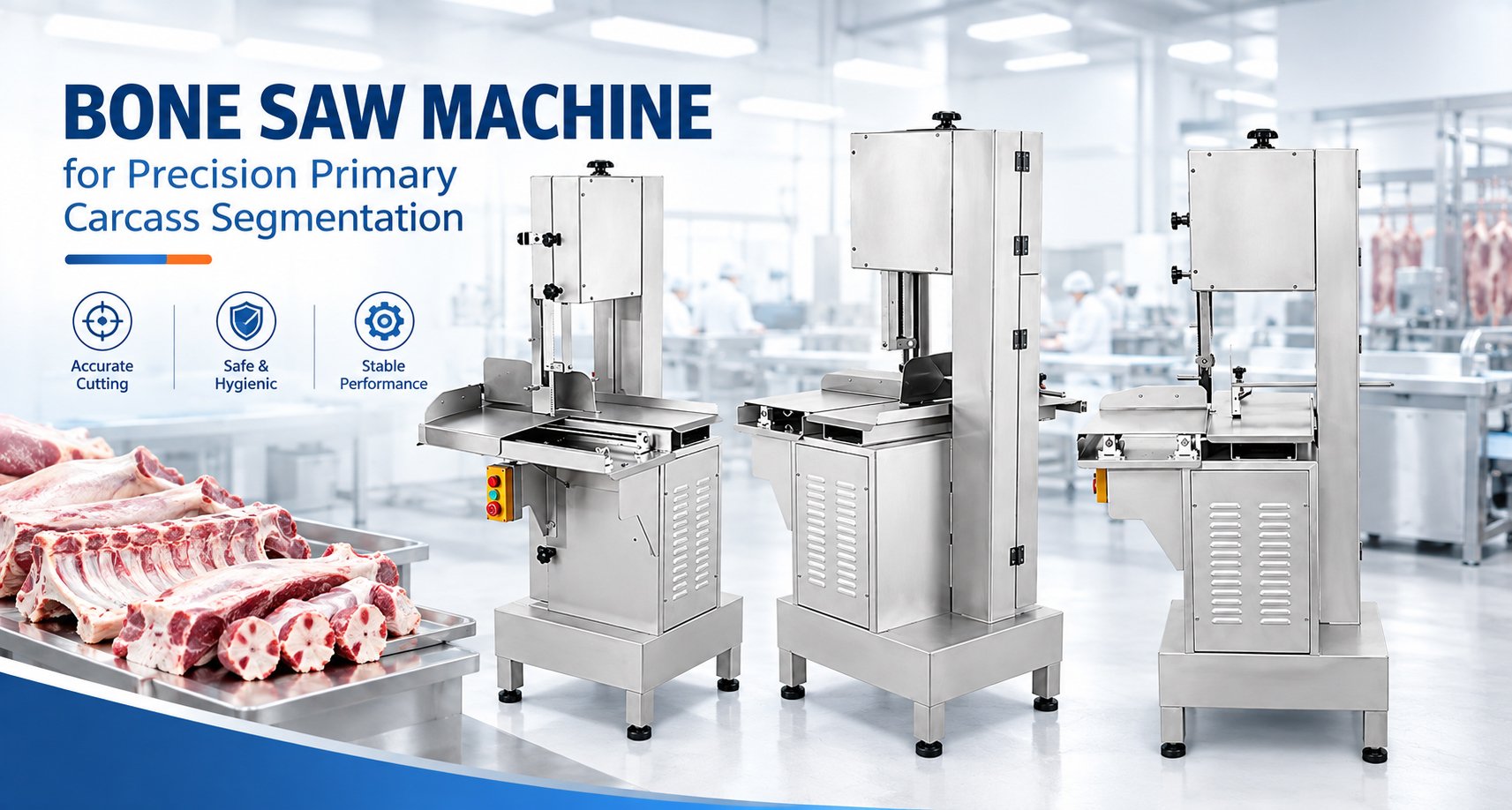 Bone Saw Machine for Precision Primary Carcass Segmentation