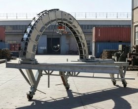 LAR_Automatic Rotary Kiln Brick Lining Machine