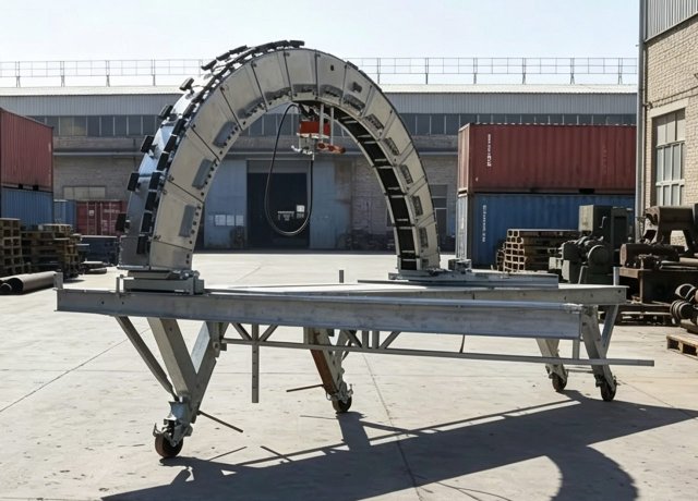 LAR_Automatic Rotary Kiln Brick Lining Machine