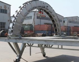 LAR_Rotary Kiln Brick Lining Machine Factory