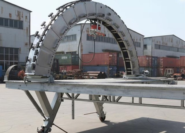 LAR_Rotary Kiln Brick Lining Machine Factory