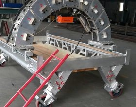 LAR_Rotary Kiln Brick Lining Machine Supplier